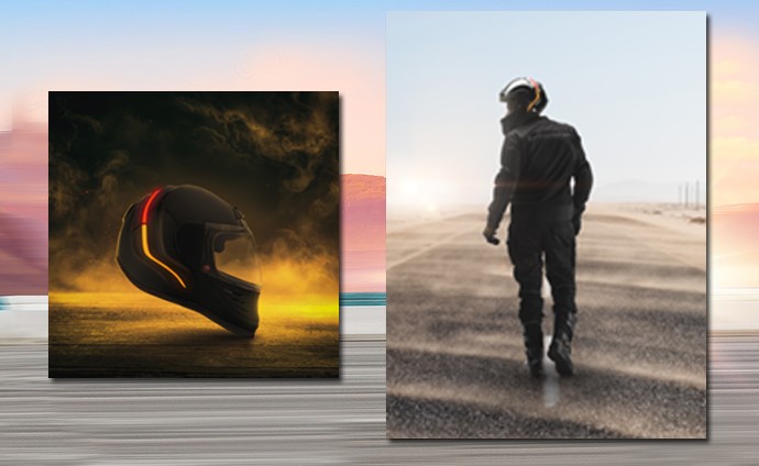 由巴斯夫与Vega 共同打造概念摩托车头盔